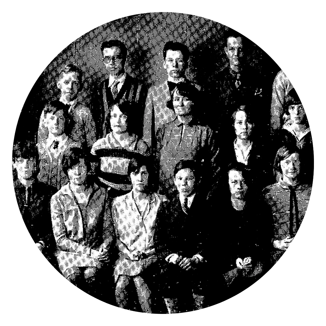 Class of 1938 photo of Rochester Public School students.